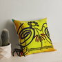 Aberto Design Cojín A11957, 43x43 cm, Relleno Silicona, 50% Algodón / 50% Poliéster